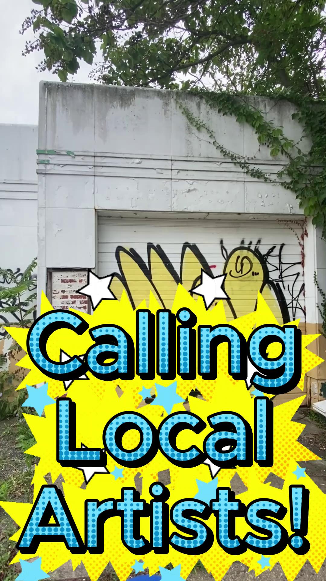 アート・デザイン・音楽 WANTO / street is calling 🎨 Calling all Baltimore artists! Help transform a vacant space