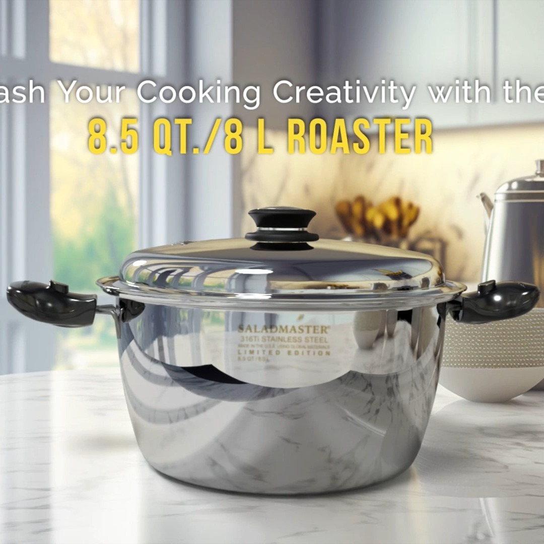 Introducing Saladmaster's 4 Qt Mezzo Roaster for easy one-pot meals