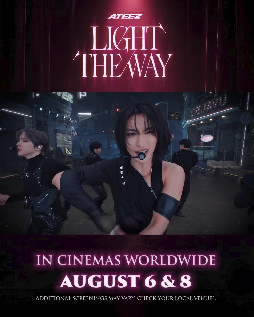 Light the way, Atiny!✨ATEEZ: LIGHT THE WAY IN CINEMAS is coming