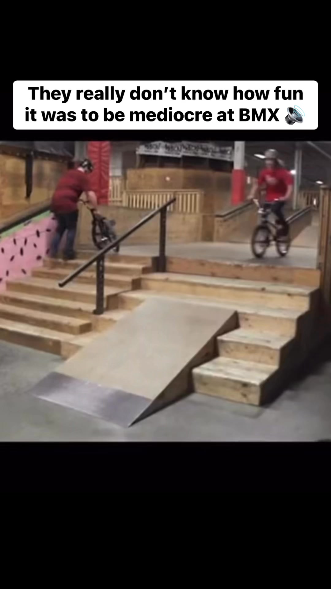They really don’t know how fun it was to be mediocre at BMX 🔊 I ...