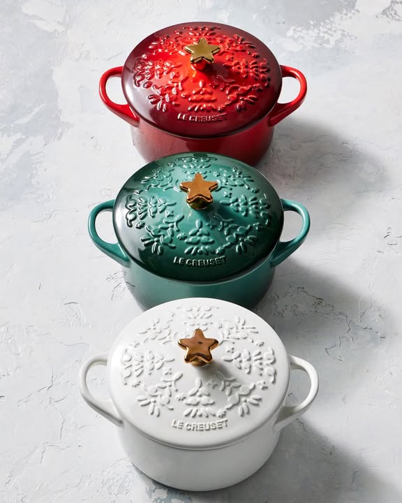Make it a Le Creuset Christmas with the glossy Noel collection