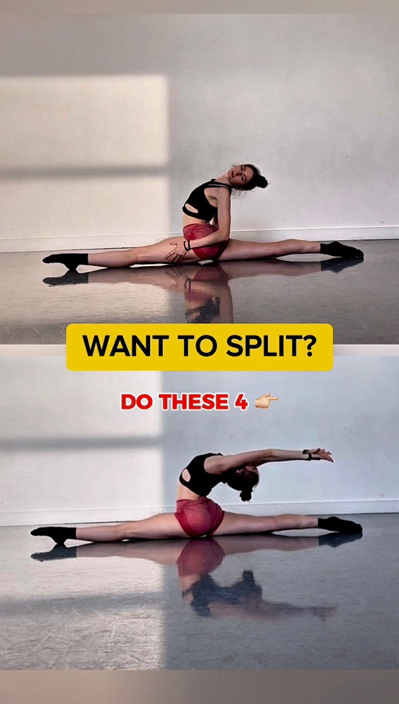 4 Stretches that Actually help you Get Closer to Your Split🔥 Beginner ...