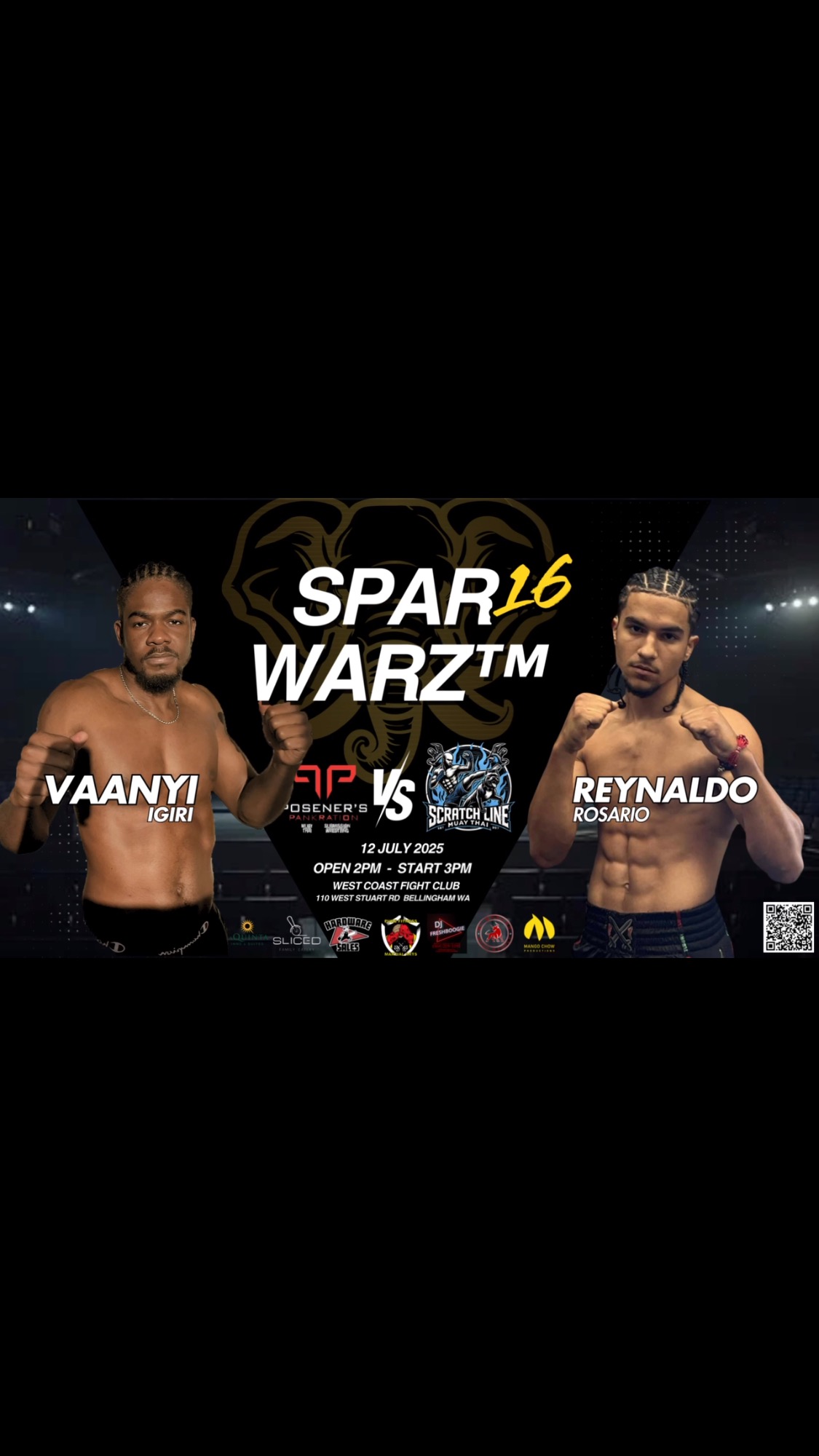 SparWarz™️ 16, on July 12 at @west_coast_fight_club in Bellingham