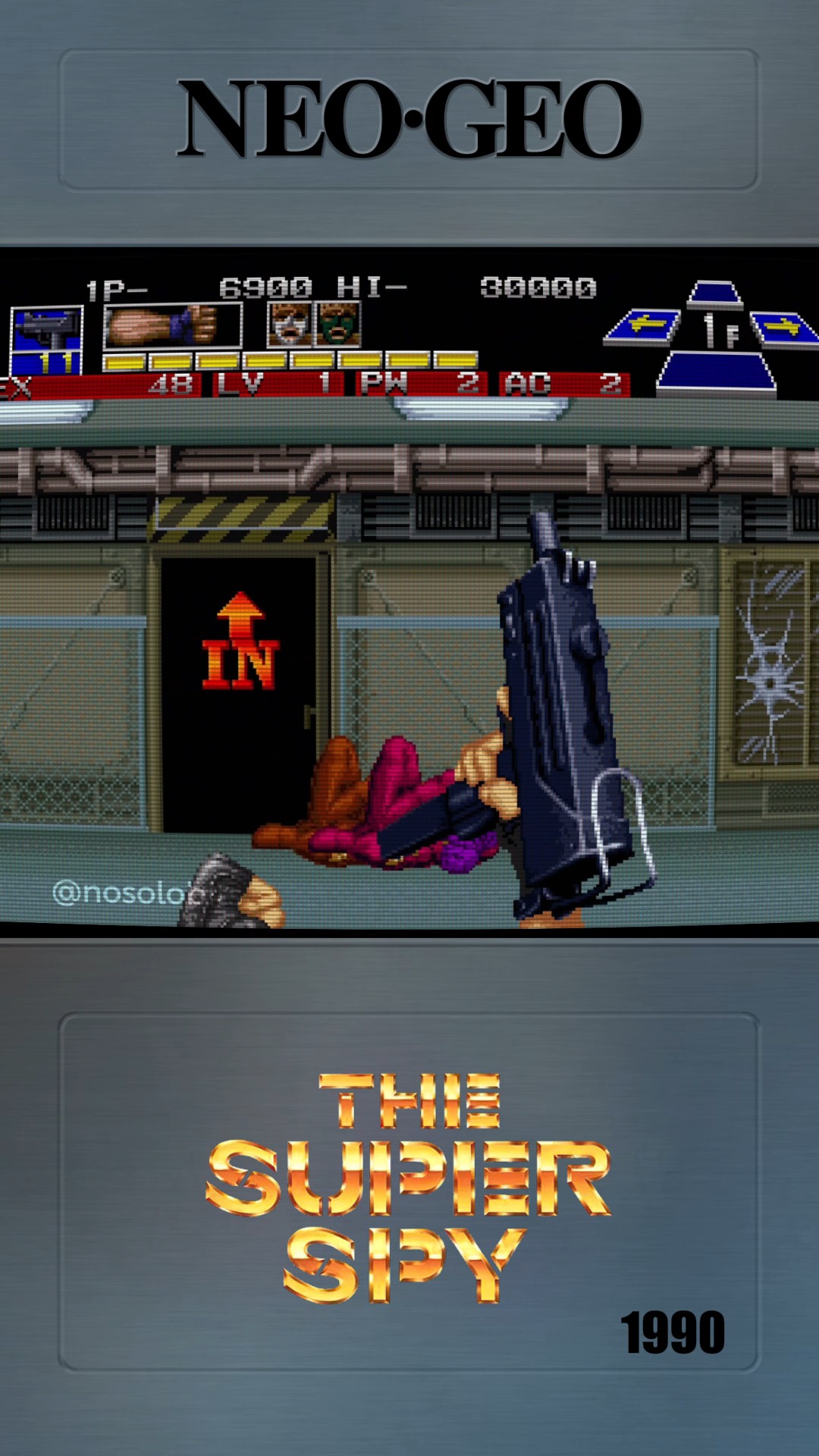 The Super Spy · Neo Geo · SNK, 1990 #retrogaming #nostalgic