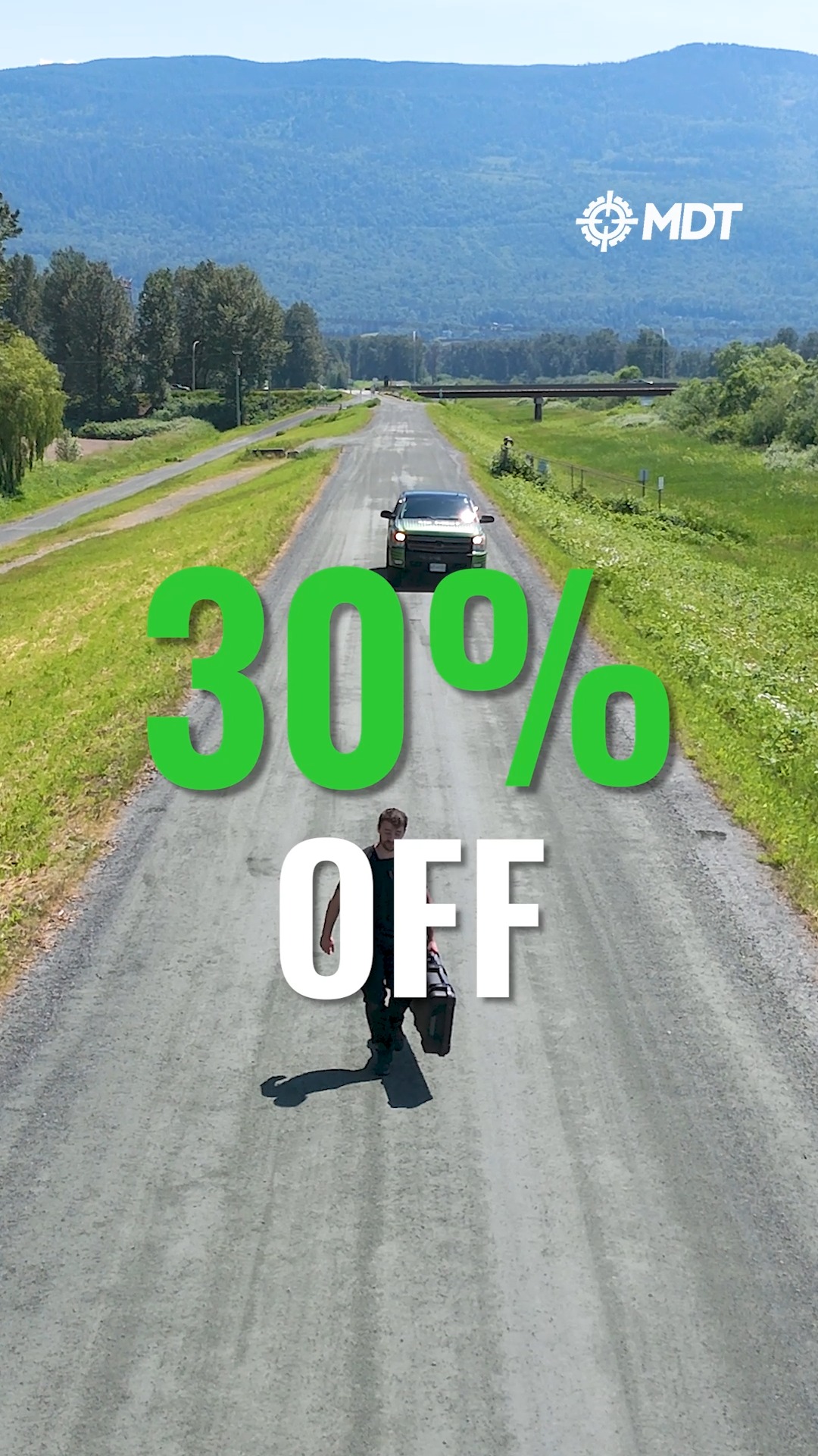 30% OFF EVERYTHING AT MDTTAC.COM TODAY, 10 MINUTES, 2PM PST