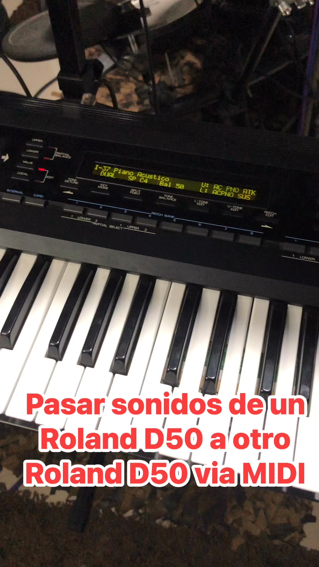 Roland D50 y sus tarjetas… #roland #roland50 #rolandd05 | Victor