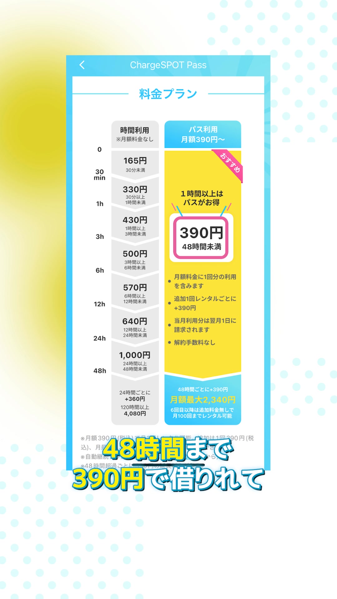 charge spot 料金