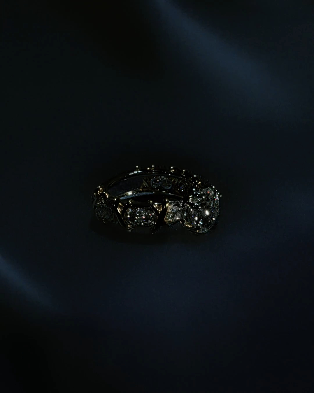 The House's iconic Sixteen Stone by Tiffany ring has been