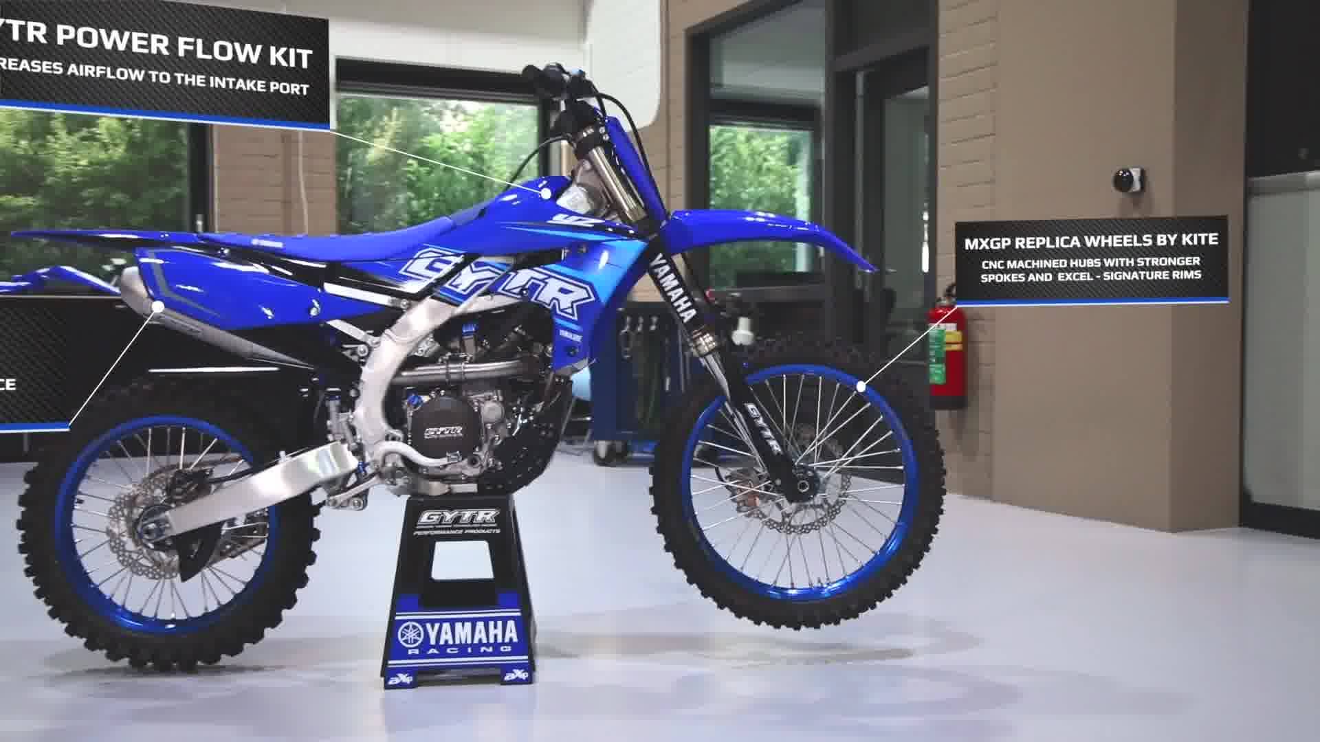 Boost your YZ250F with the GYTR® Performance Parts, and elevate