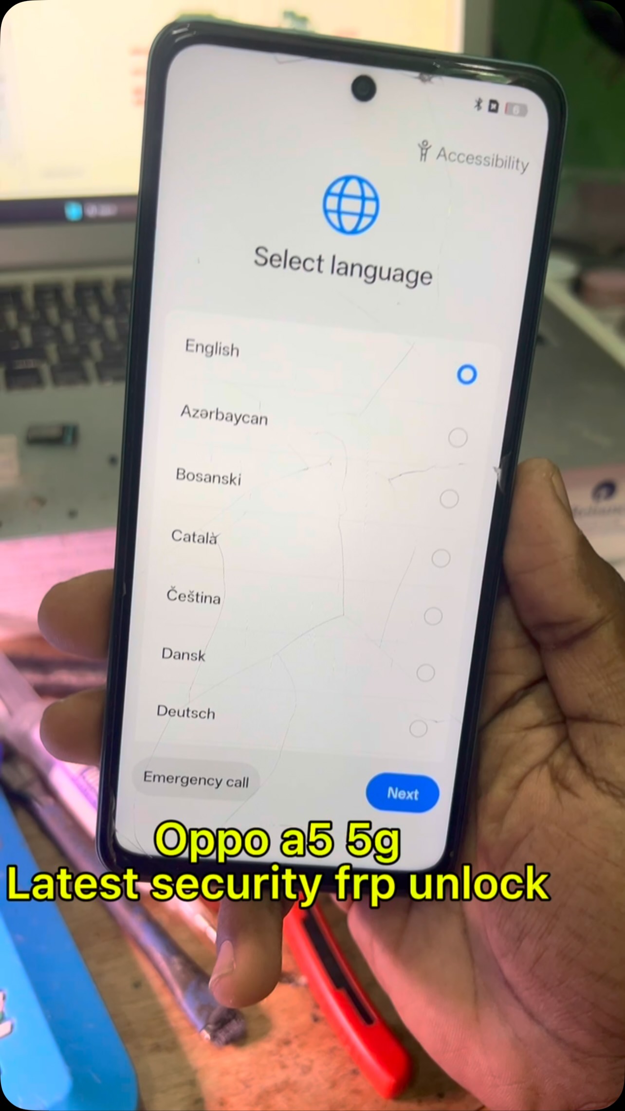 Oppo A5 5G – Direct ISP FRP Lock Cleared Without Drilling