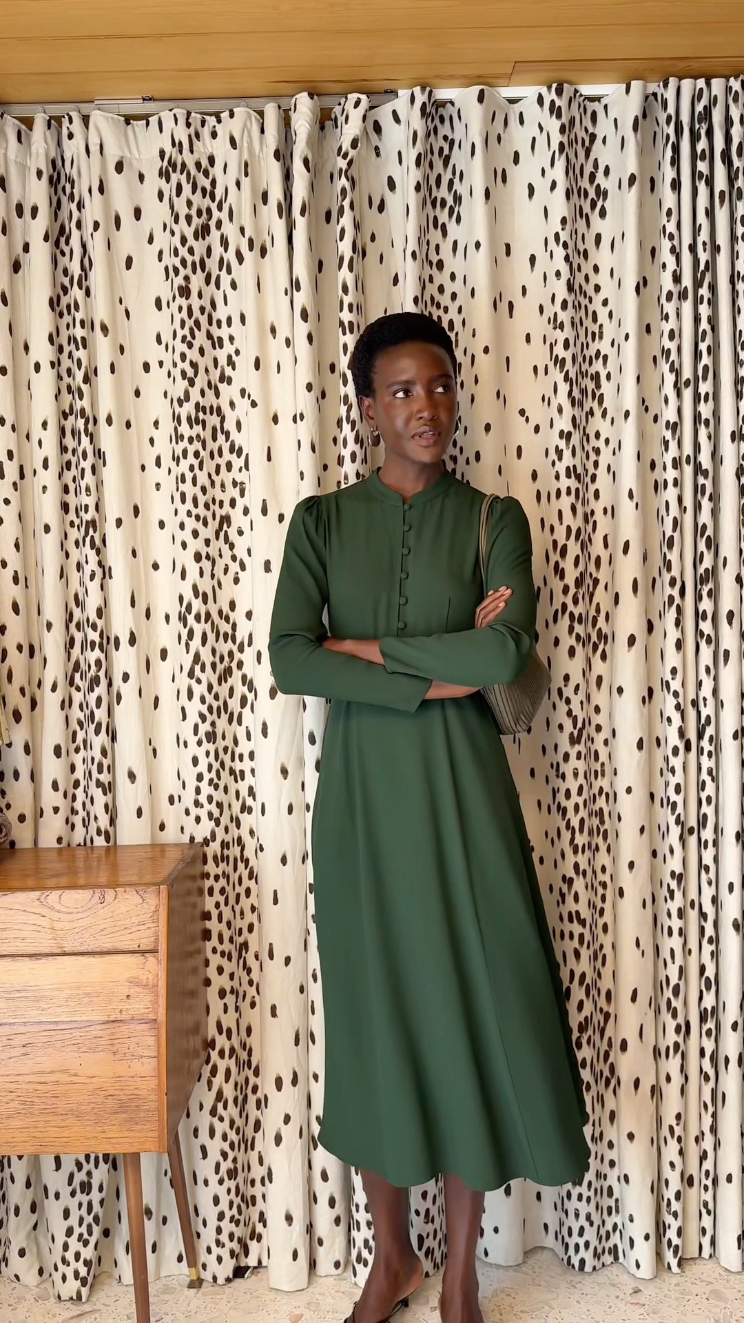 ghost green dress The Ria in Forest is one to keep close for the plans you’ve been looking forward to. Elegant, flattering and beautifully considered from collar to hem., Shop now summer-sale