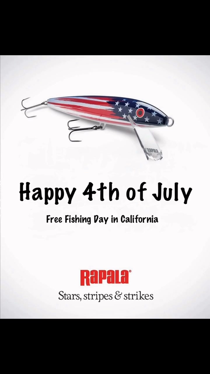 4th of july fishing lures  AVAILABLE UNTIL 7/7 American Baits  Slap That Bass Bait Co This fly will catch the attention of preying fish such as salmonids. Happy Birthday America!, We wish