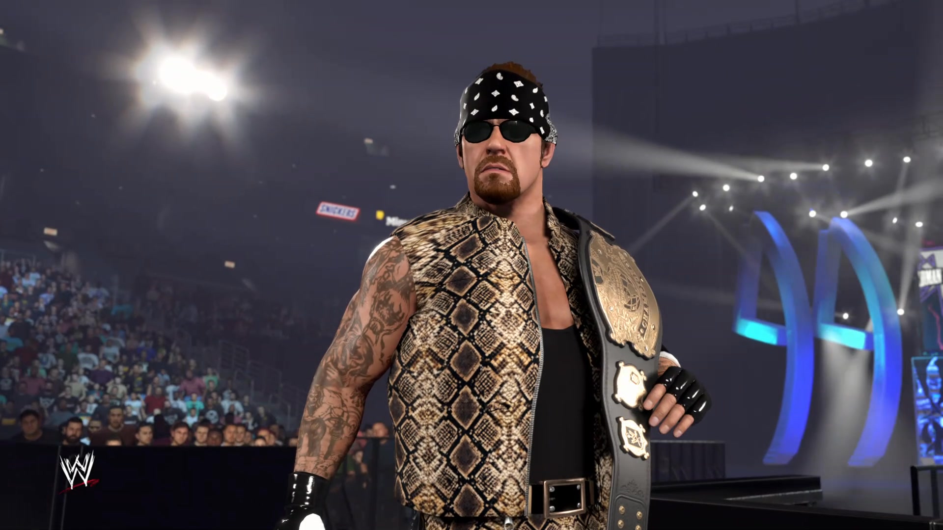 Undertaker's snakeskin look in WWE 2K26