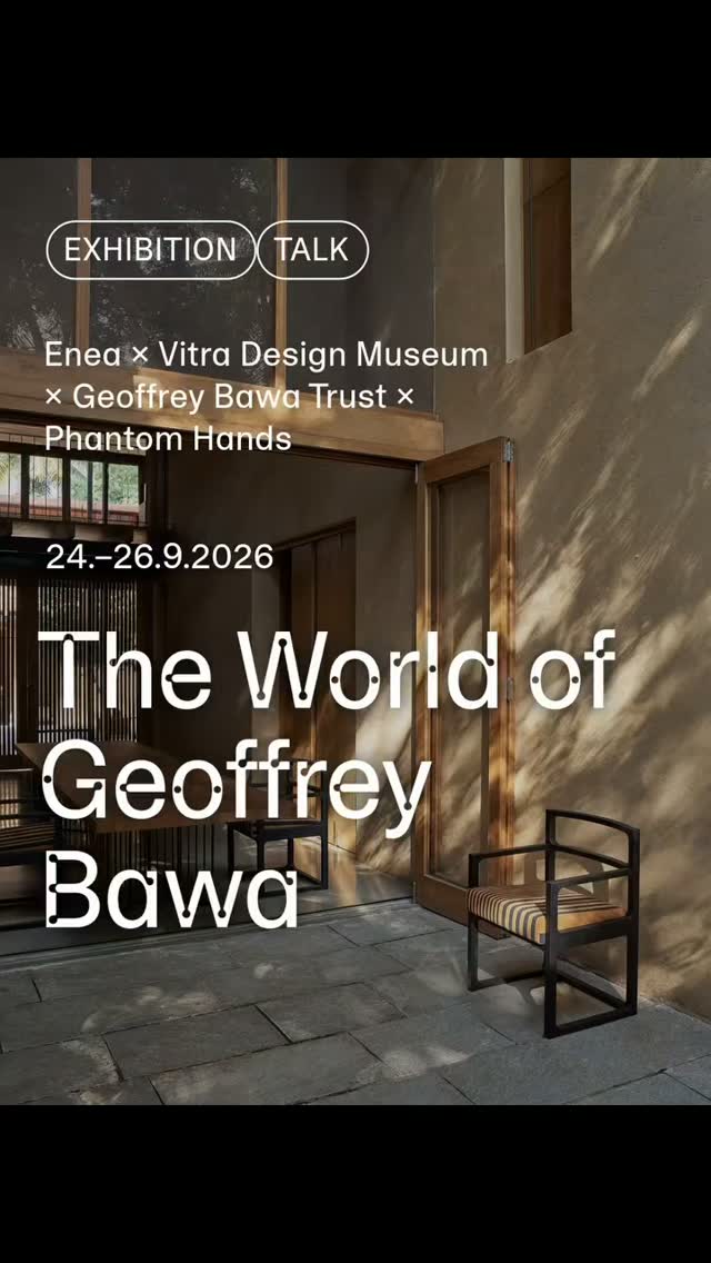 Repost from @zurichdesignweeks 🟩 The World of Geoffrey Bawa