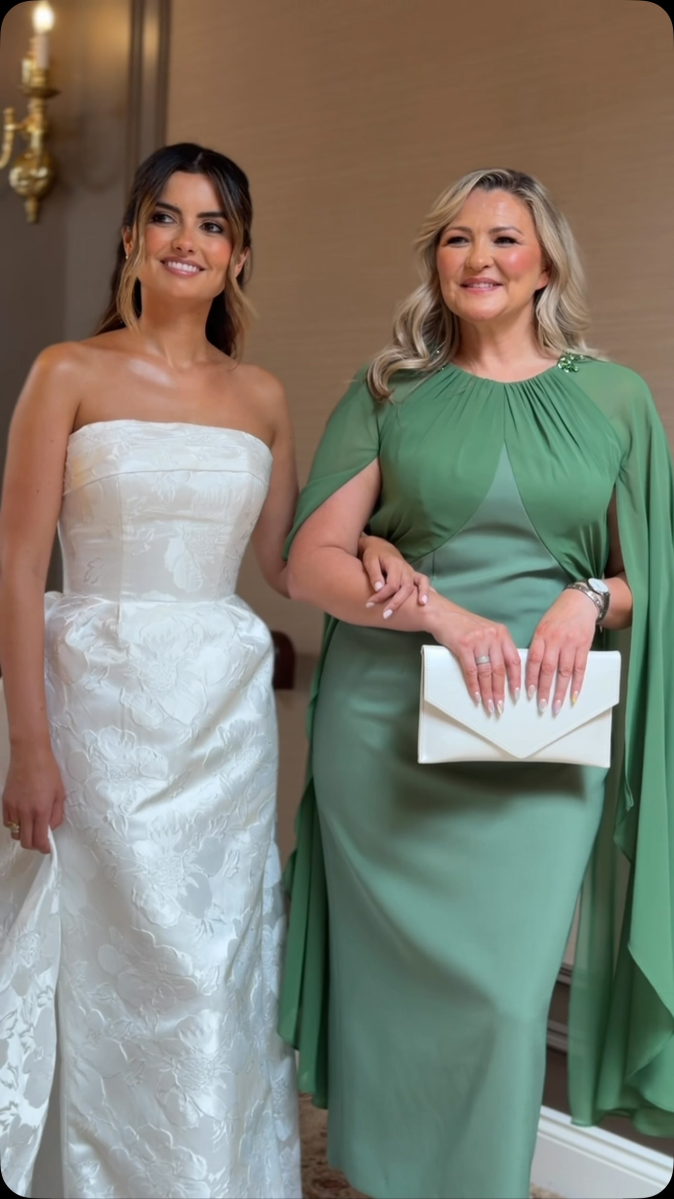 One wedding, two very special outfits ~ all under one roof 🤍✨, Meet Celine from Serendipity Bridal & our gorgeous Mother of the Bride look from our sister shop, @queenbeebyserendipity. , It’s not just 