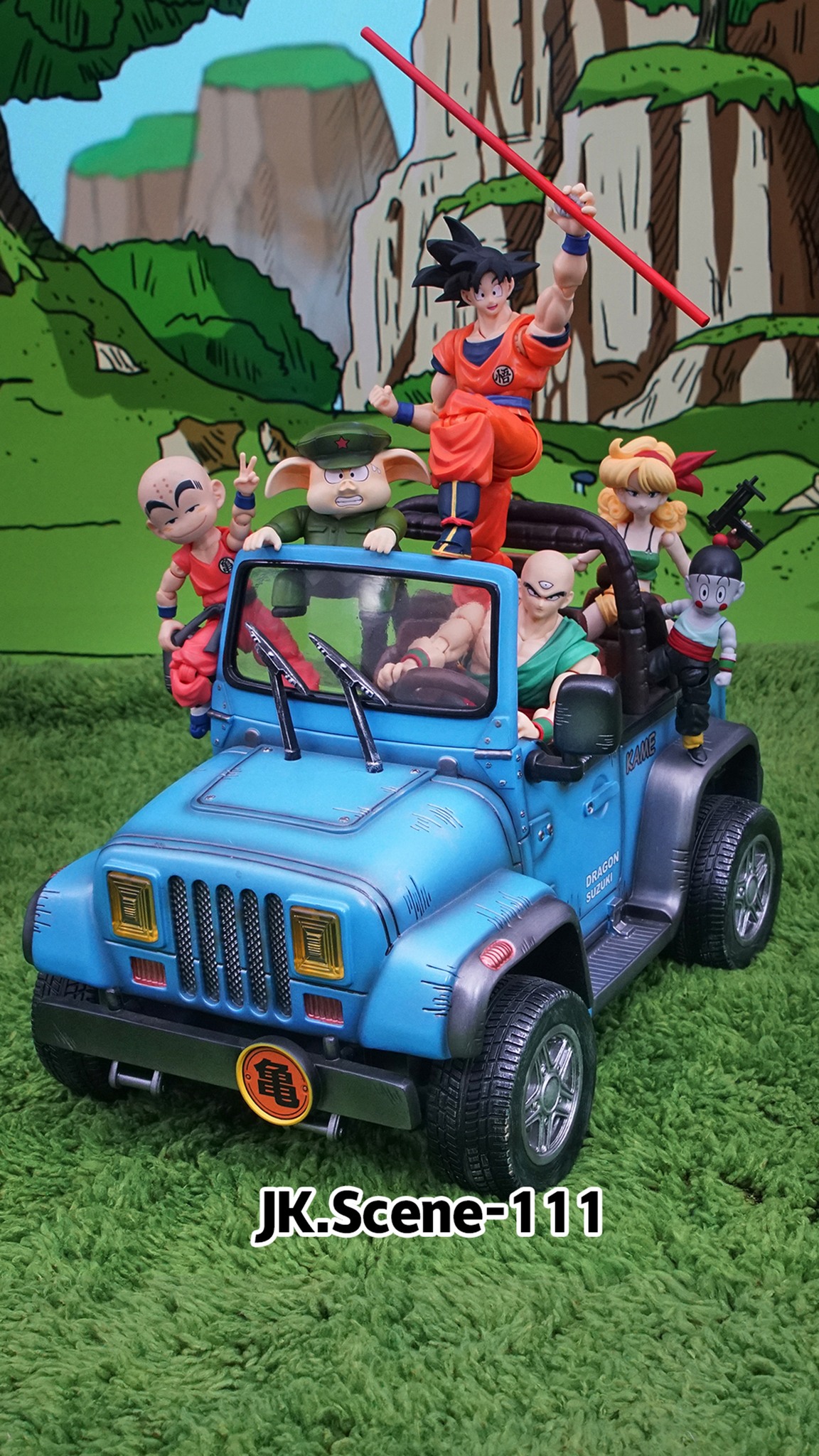 ミニカー ドラゴンボール Jeep Vehicle Green 要在庫確認