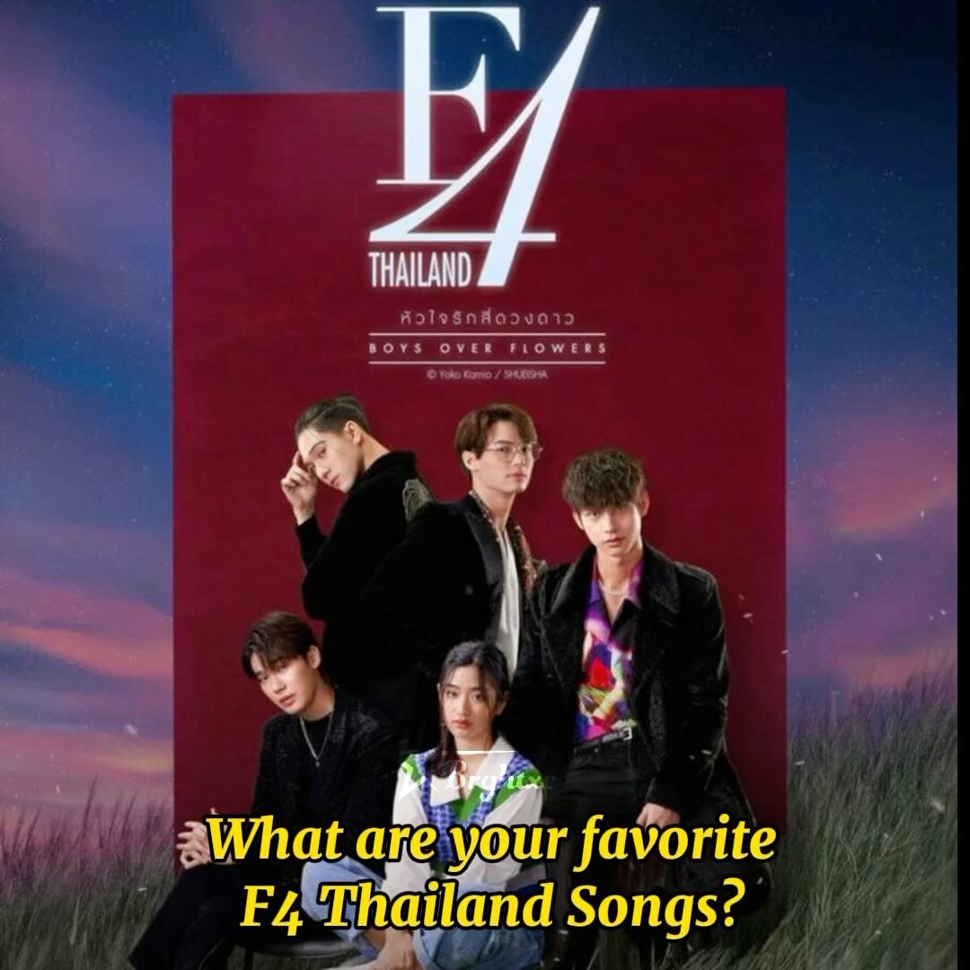 Dew, Bright, Nani and Win of F4 Thailand: Boys Over Flowers for Mint