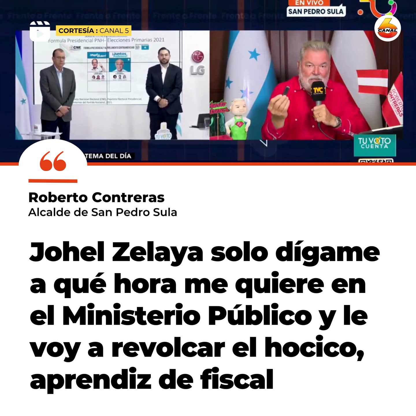 #NOTICIA | El alcalde de San Pedro Sula, Roberto Contreras le ofrece ...