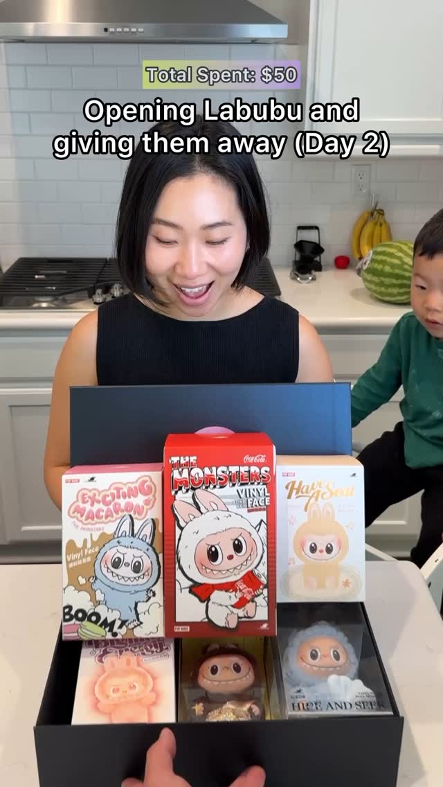 Opening Labubu and giving them away (Day 2, $50 Spent) Want a Labubu ...