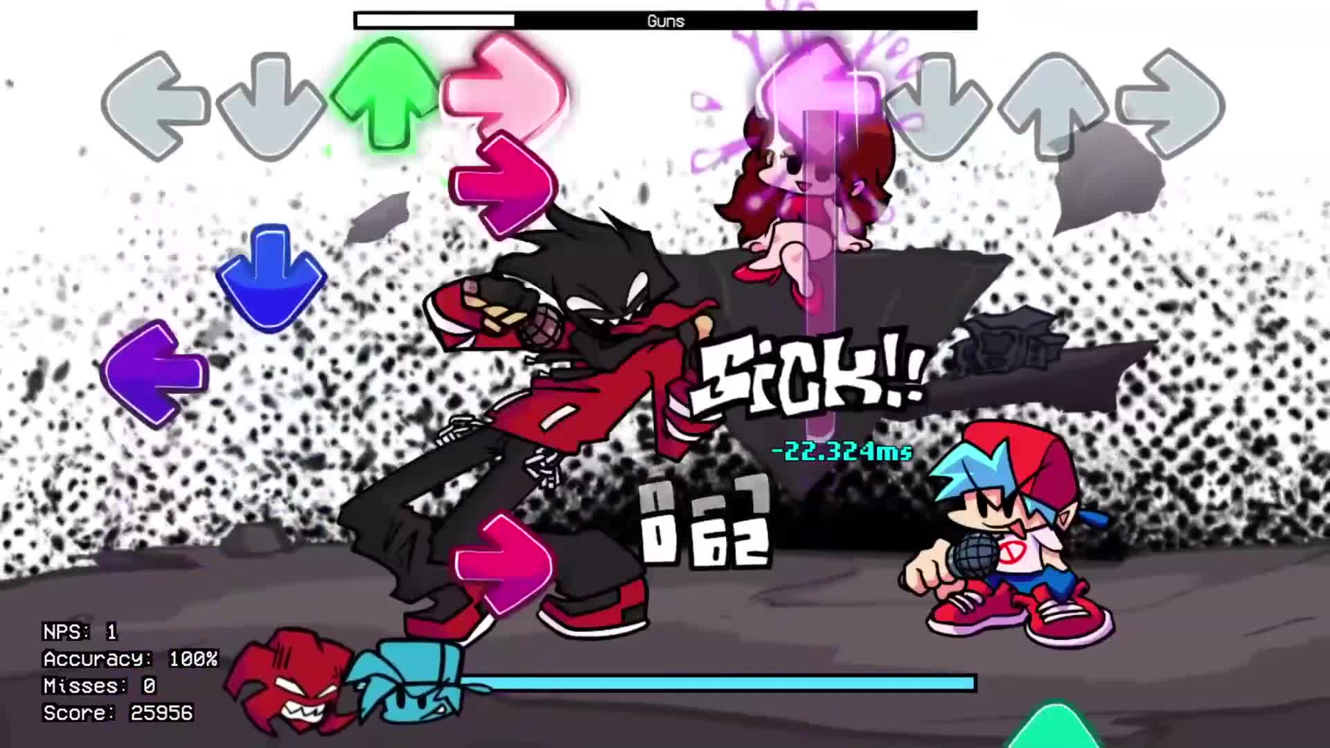 Friday Night Funkin' But It's Anime RUV VS EVIL BF │ FNF ANIMATION LINK ...