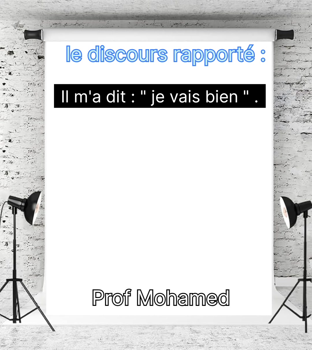 Le discours rapporté : exemples بارتاجي الفيديو باش تعم الفائدة 👍 ...