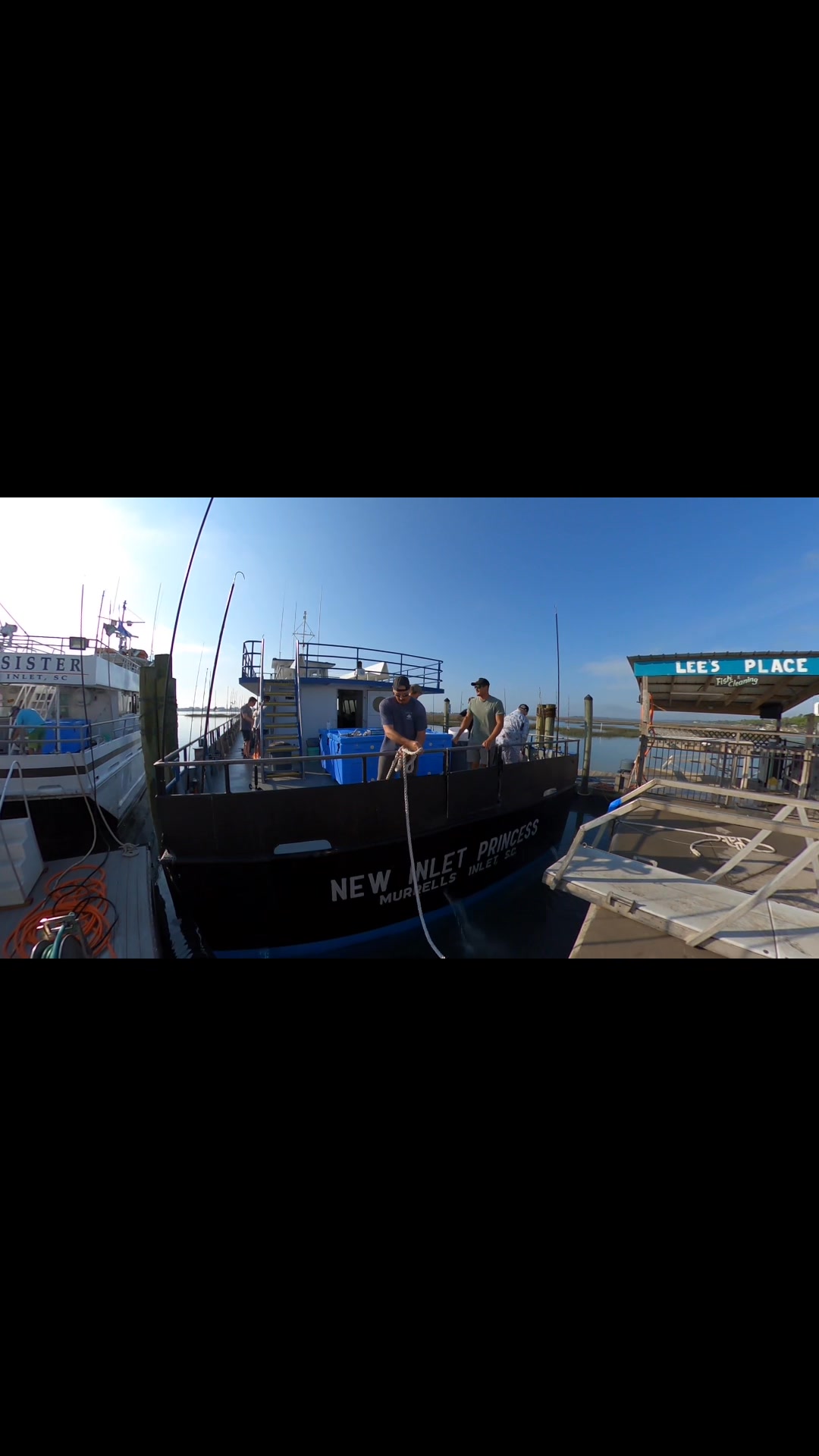 🎣 David, Brad, Roger and Alex are getting the Big Blue Canoe, a.k.a ...
