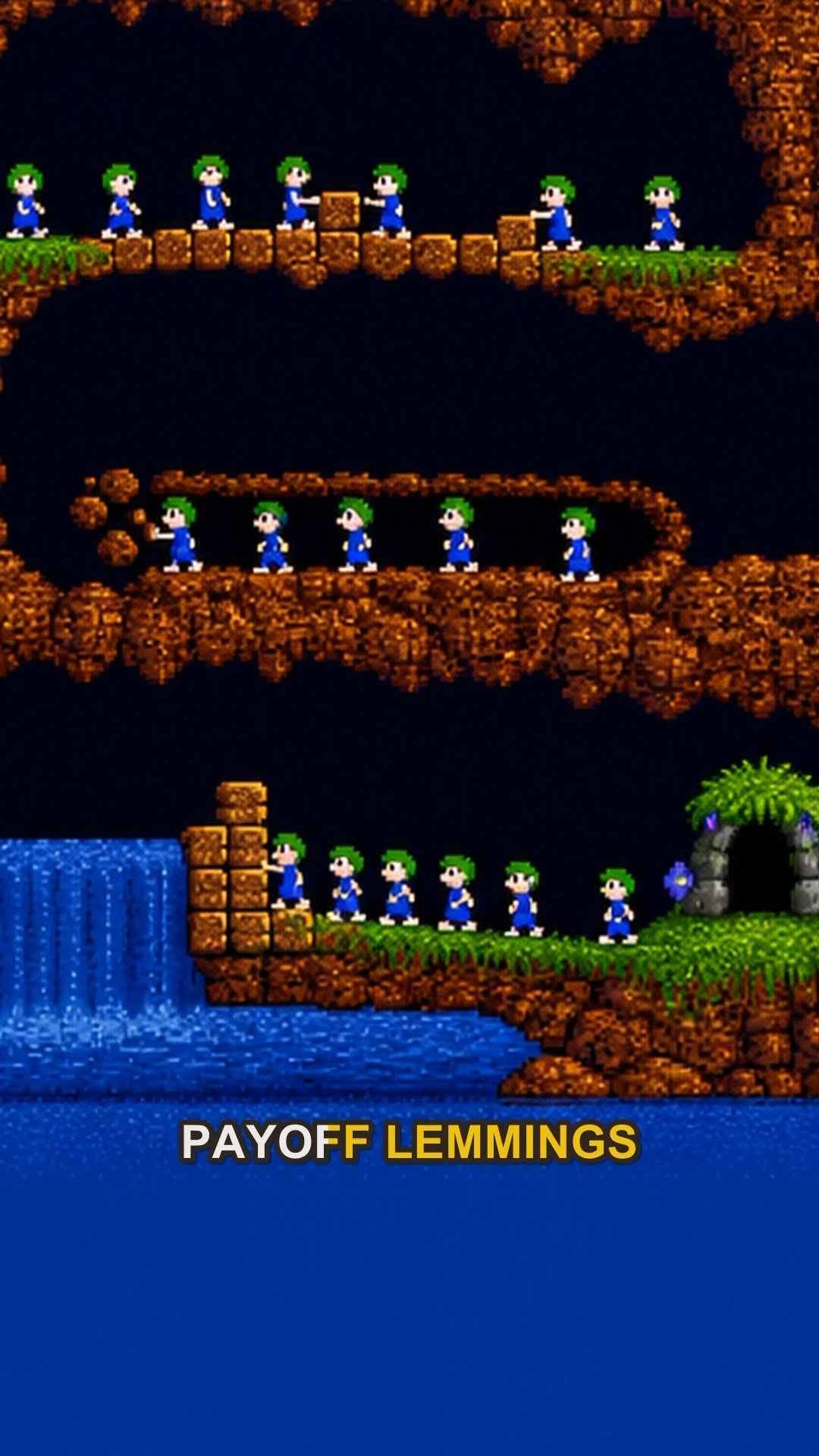 Did you know Lemmings began as an 8x8-pixel walking animation, not