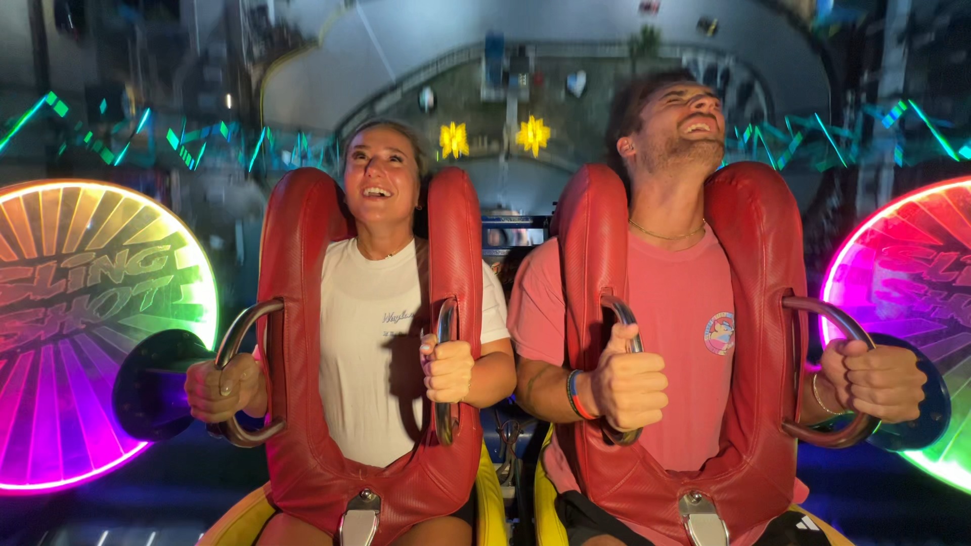 Logan & Halle | Slingshot & Vomatron at Indy Speedway | Facebook