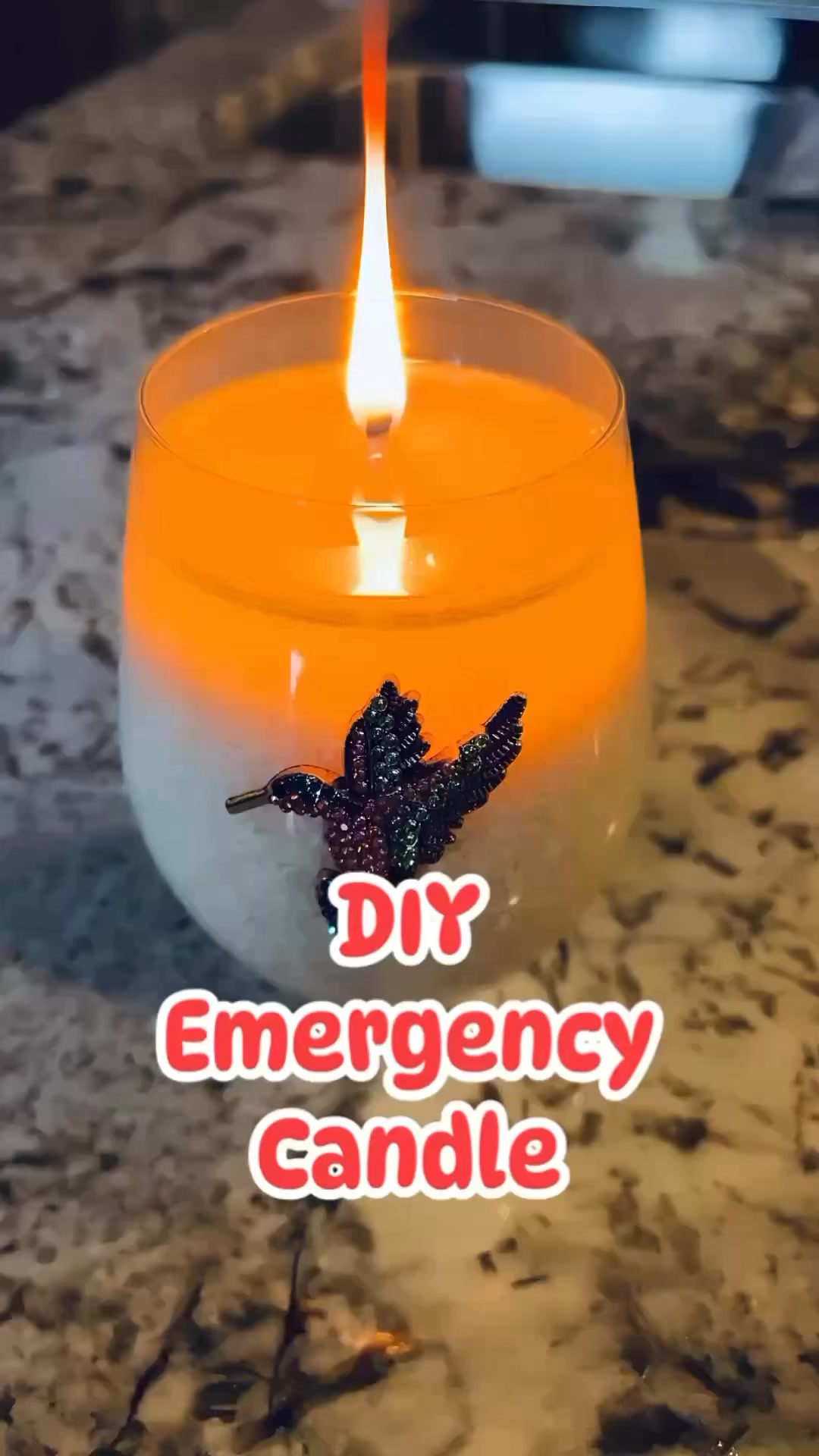 DIY Candle made with rice, water, cooking oil and a Q-Tip!! Wow!! Live ...