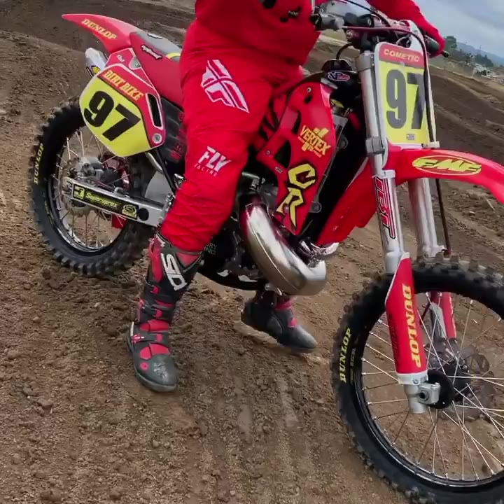 “Mad Dog” Mark Tilley aka “Air Time” Tilley on our project #honda CR500 ...