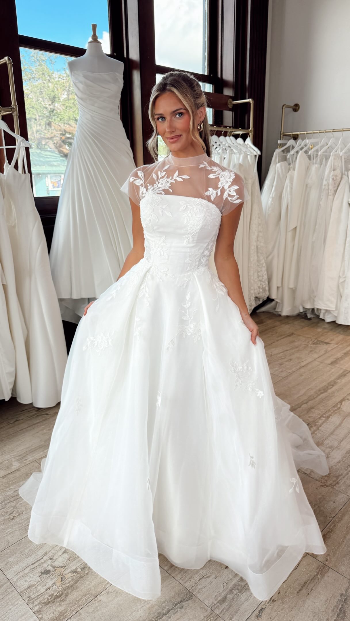 Everything about HADLEY by Liv By Kelly Faetanini is perfection!What detail is your favorite part? , #weddingdress #bridalgown #weddingdressshopping #weddingplanning #weddingideas bridal fashion/style 