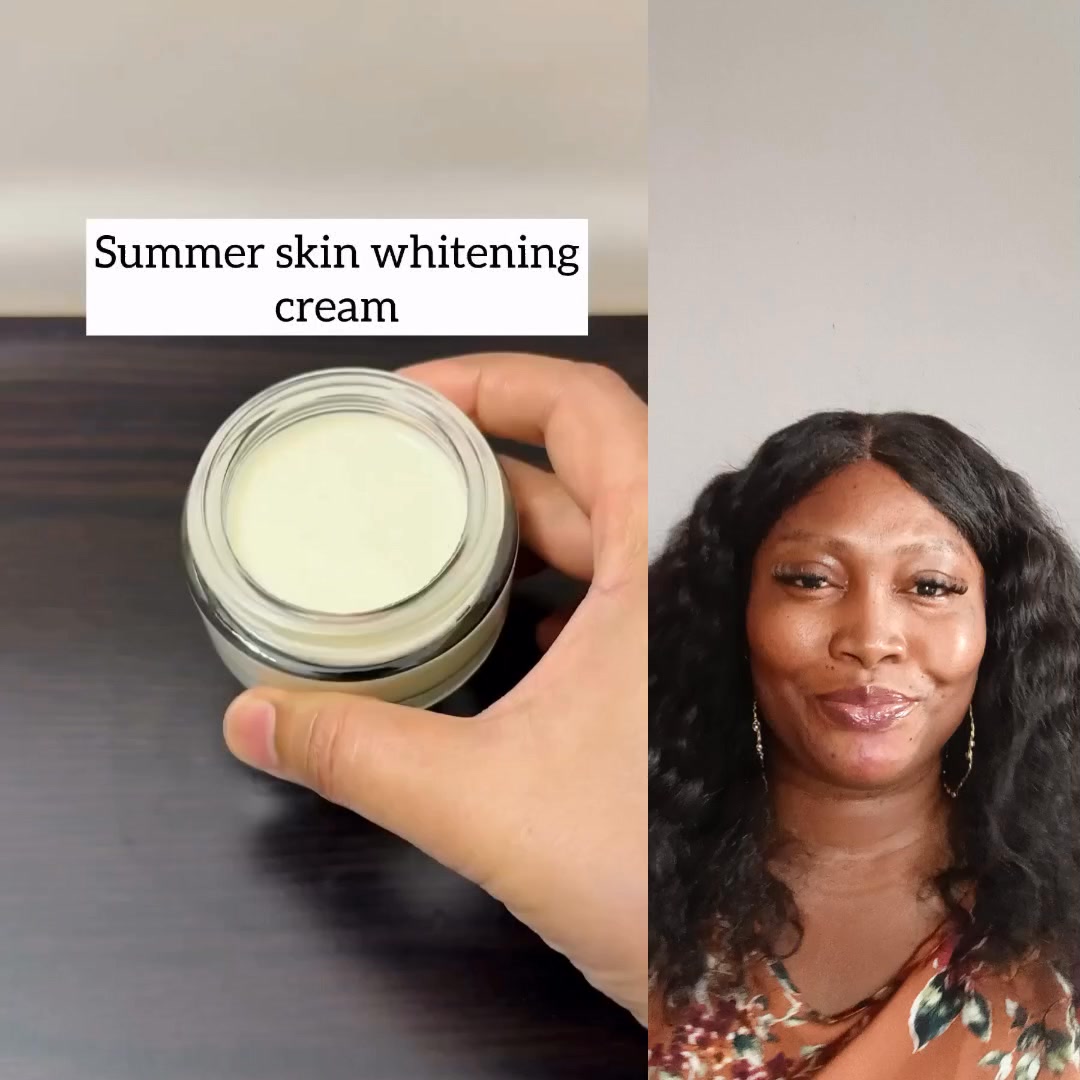 Homemade skin whitening brightening cream