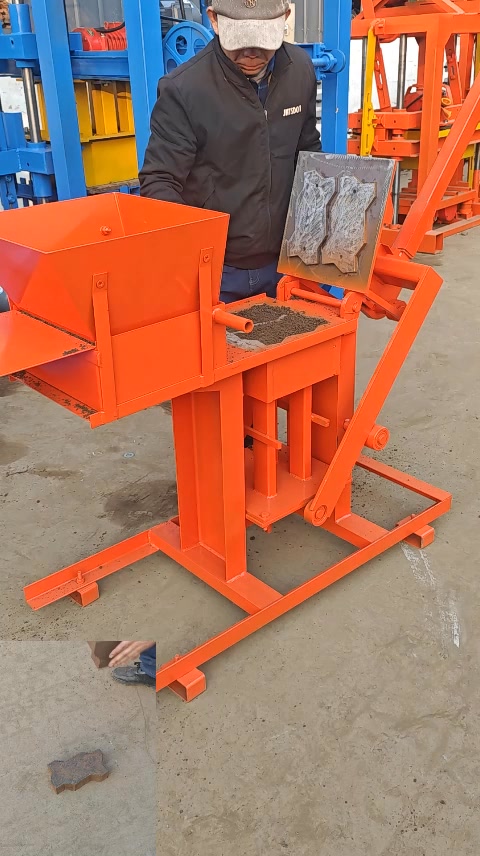 small manual clay soil interlocking blocks making machine for earth mud ...