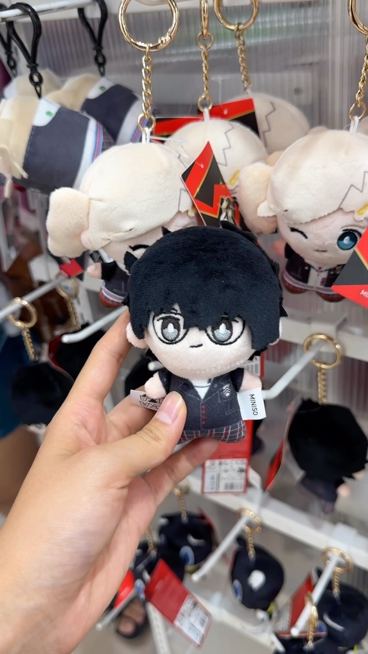 🌟Persona 5🌟 plush keychains available now at select MINISO
