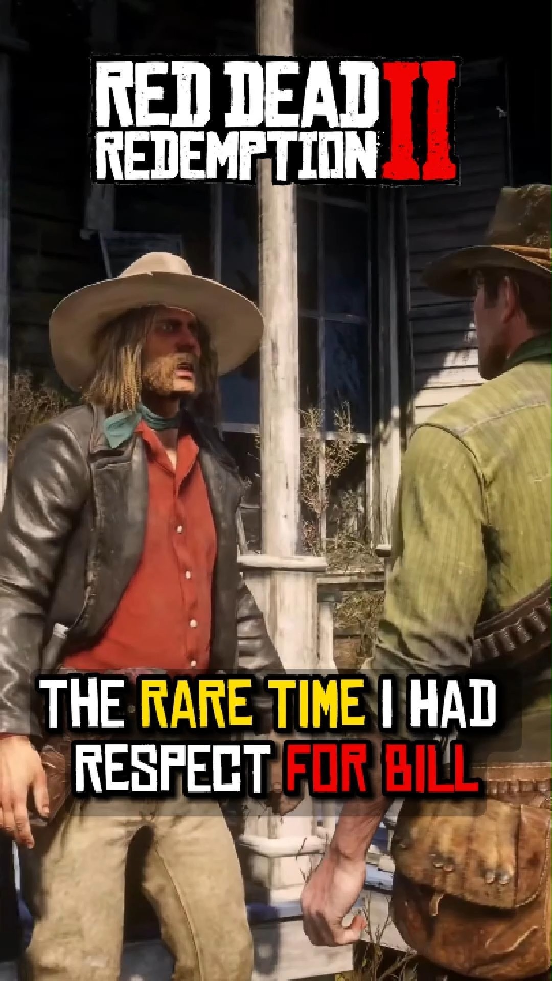 That one time Bill did something right! #reddeadredemption2 #rdr2 # ...