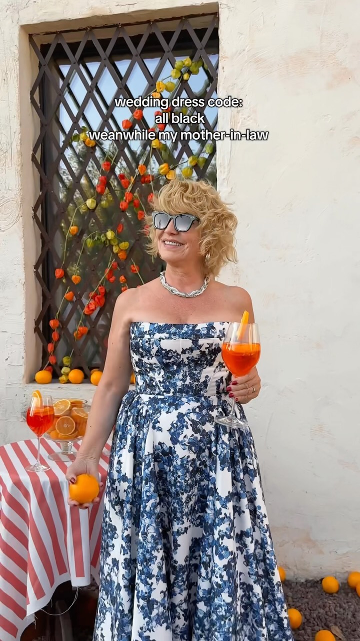 millanova bridesmaid dresses When your mother-in-law has her own dress code 🤭, #MillaNova #wedding #fyp #bridesmaid #funny | Size:Extra Large Extra Tall 19-03-2025 US DROP Chic White And Black