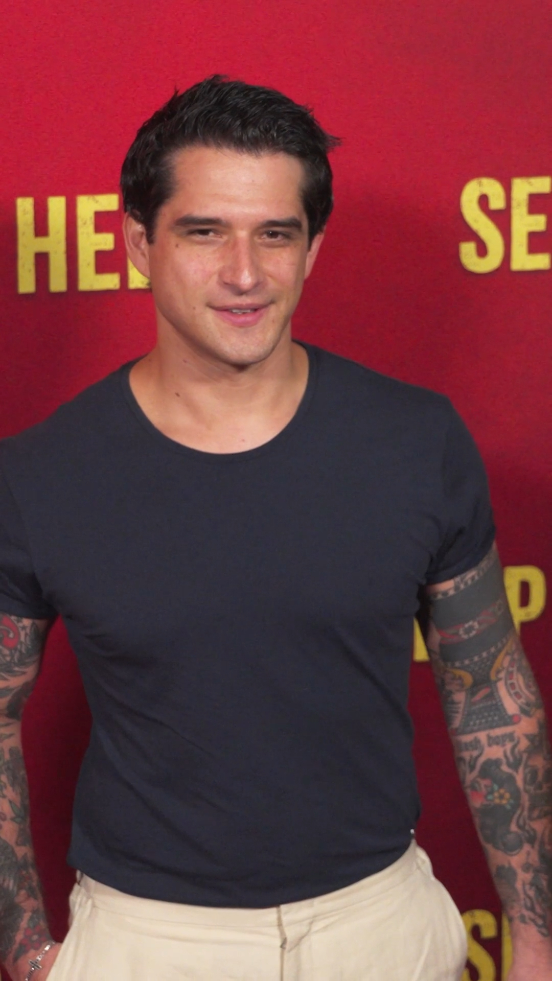 Tyler Posey attends the World Premiere of 
