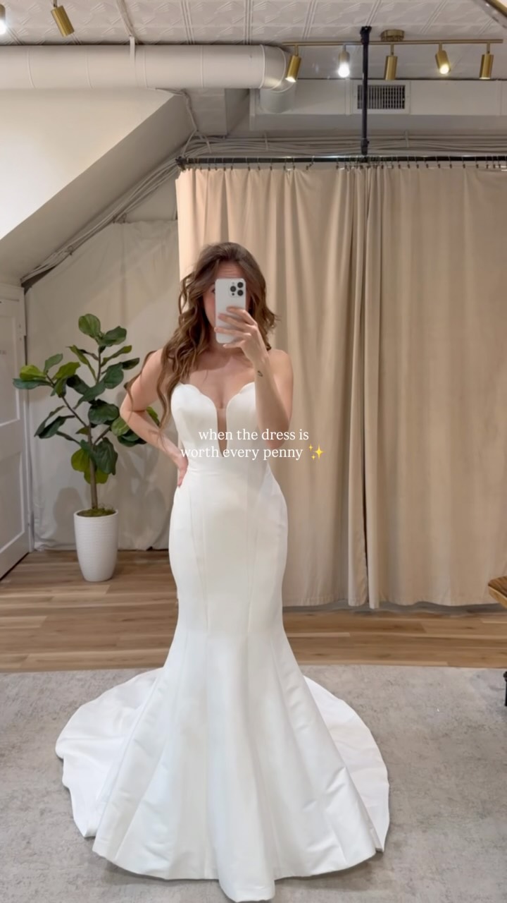 formal dresses fredericksburg va the way you feel on your wedding day? Absolutely priceless. 🤍, come play dress-up with us and find the gown that gives you that “this is it” feeling. ✨, Bridal shop Virginia Go Live: 08-09-2026