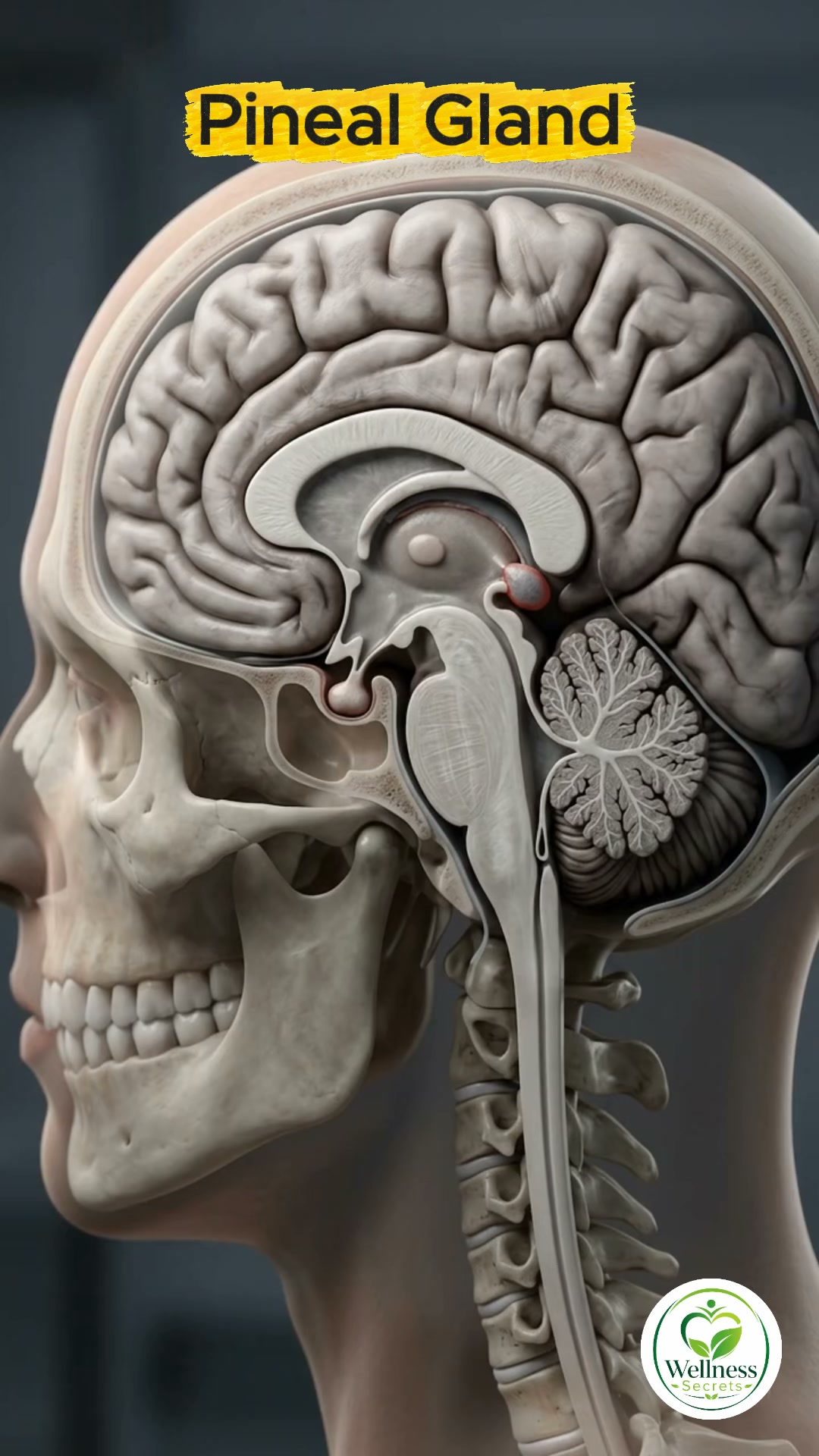 Hidden deep within the center of your brain is the pineal gland, a tiny endocrine organ about the size of a grain of rice. Despite its small size, it plays a vital role in regulating your body's 