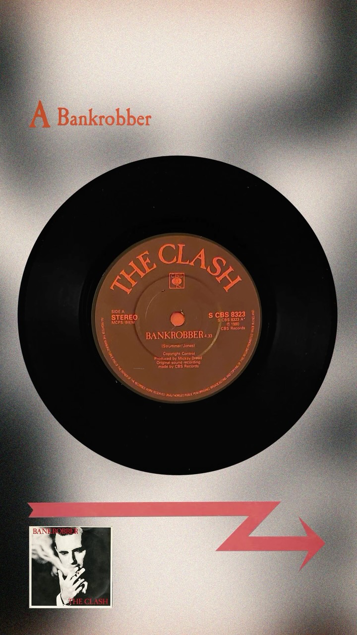 8th August 1980, The Clash released their single “Bankrobber” with
