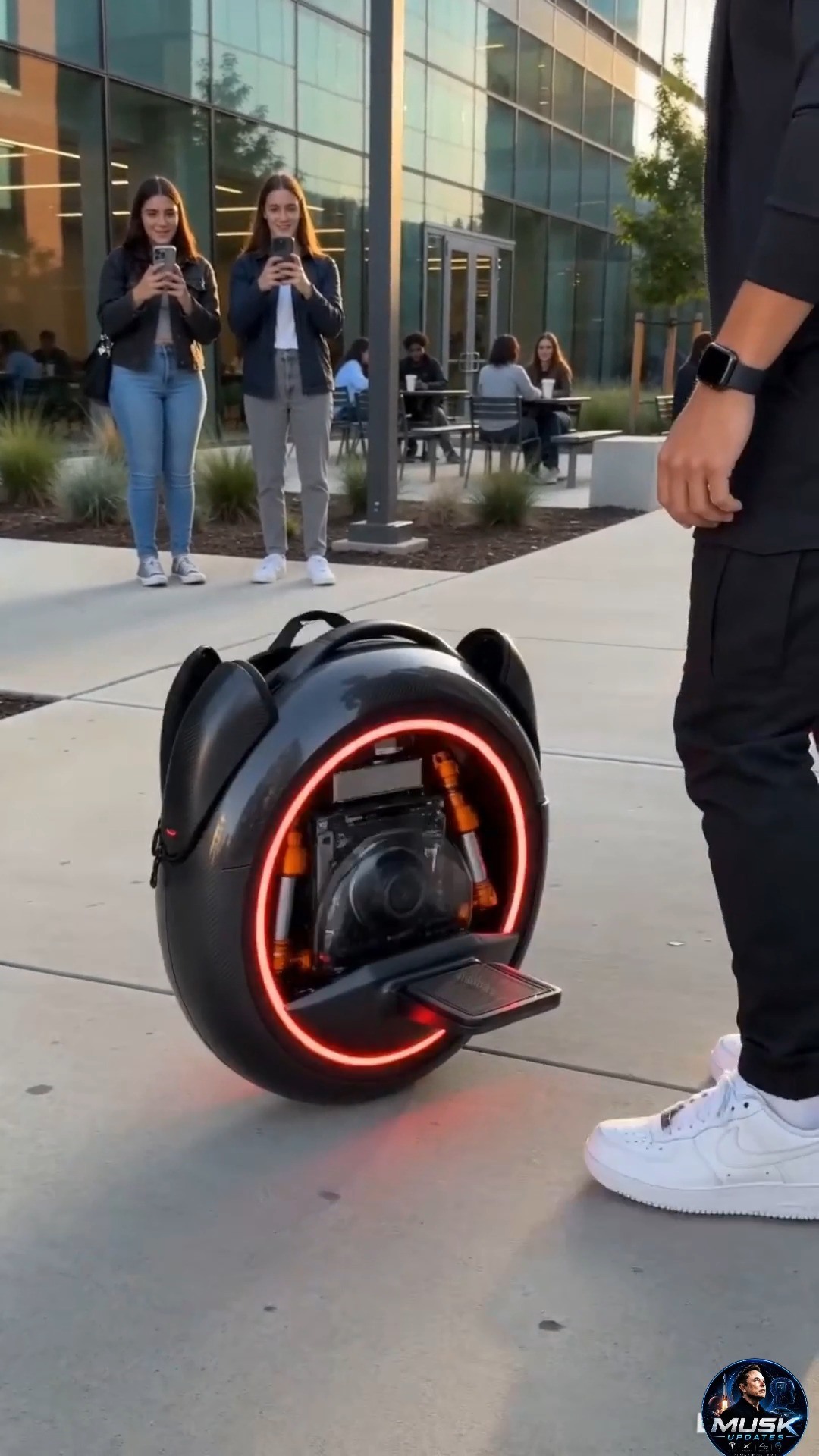This Backpack Turns Into A Self‑Balancing Electric Unicycle In