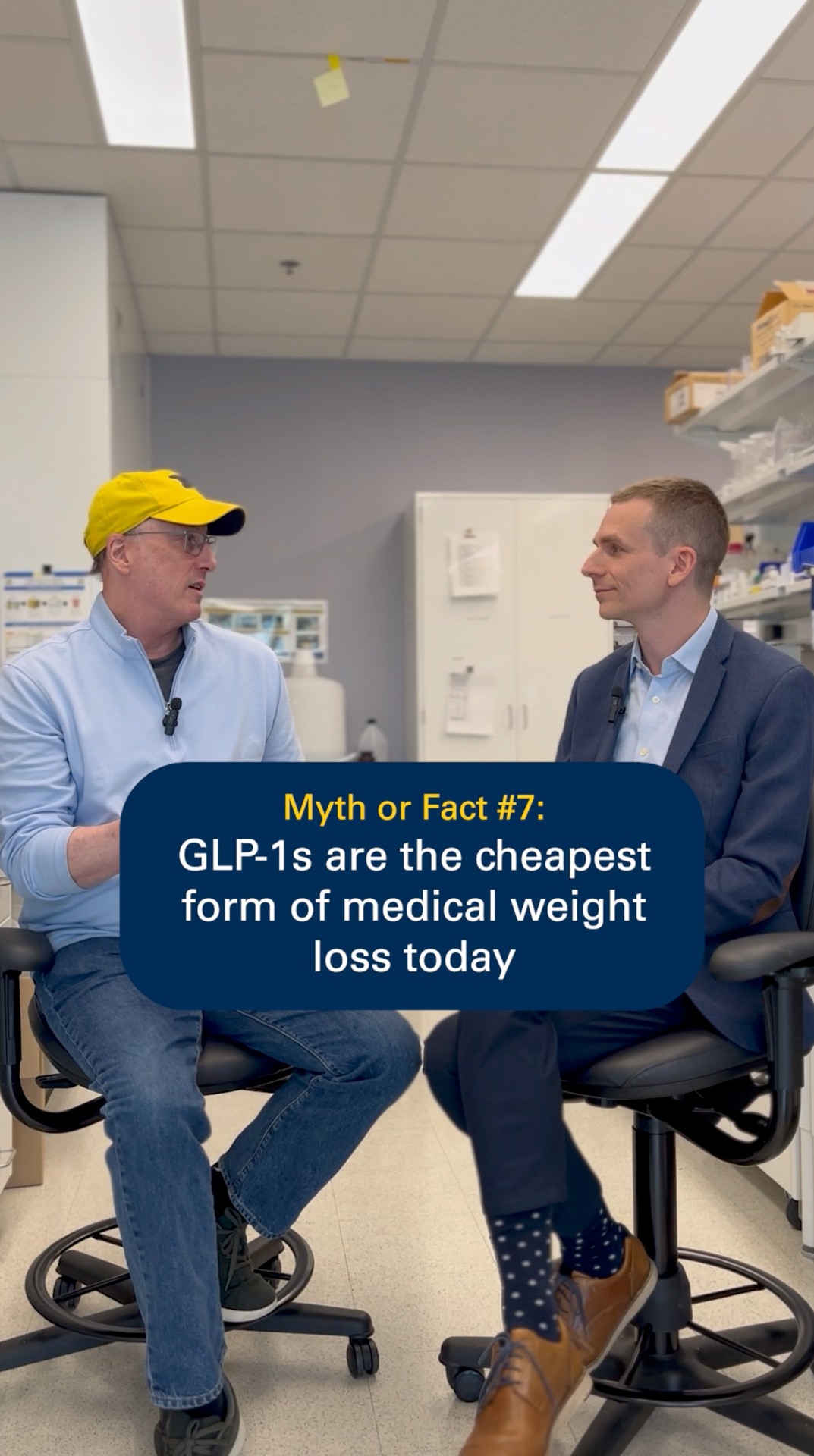 GLP-1s are often seen as the best option for weight loss today. However, other effective options are available., U-M Health researcher, Randy Seeley, Ph.D., and bariatric surgeon, Ryan Howard, M.D., 