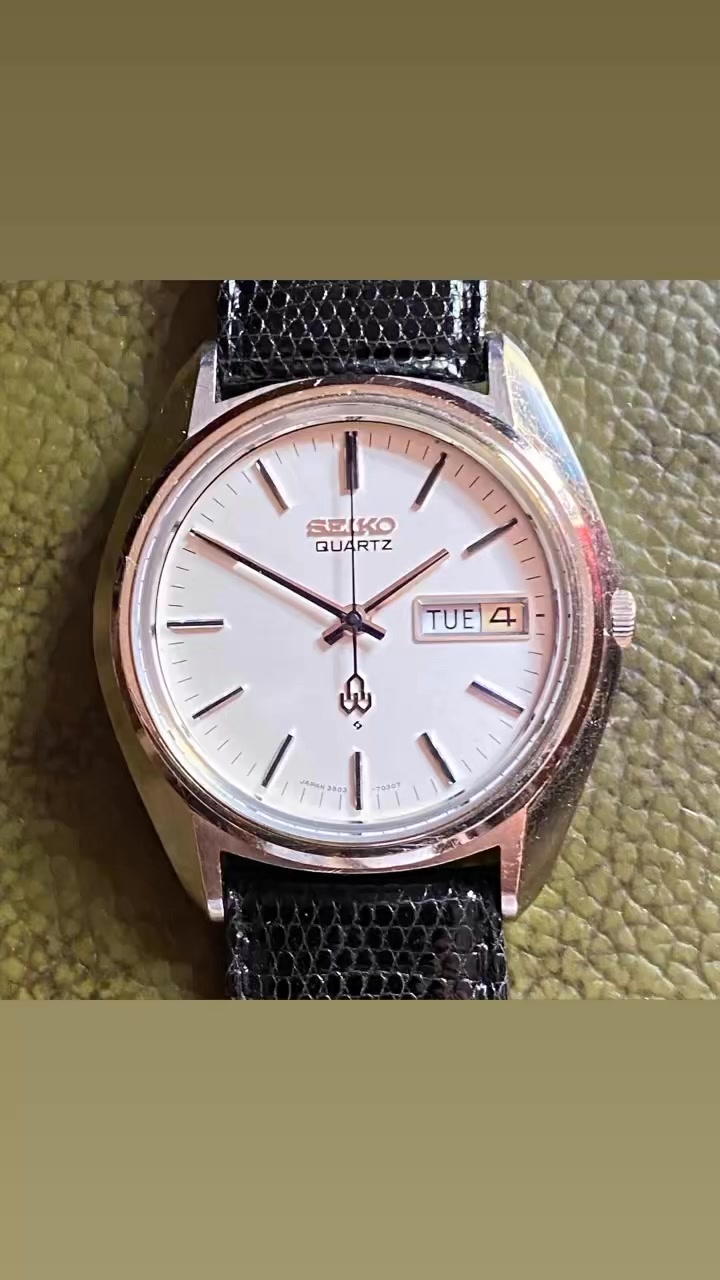 SEIKO QUARTZ QT 3803-7030 メンズ腕時計 Seiko 3803-7030 1973 | Chris Eichstaedt