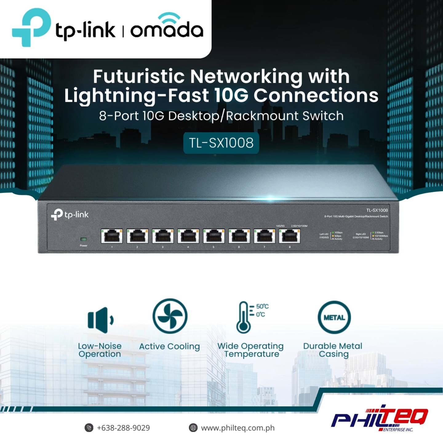 TL-SX1008 | TP-Link Omada - Philteq Enterprise Inc
