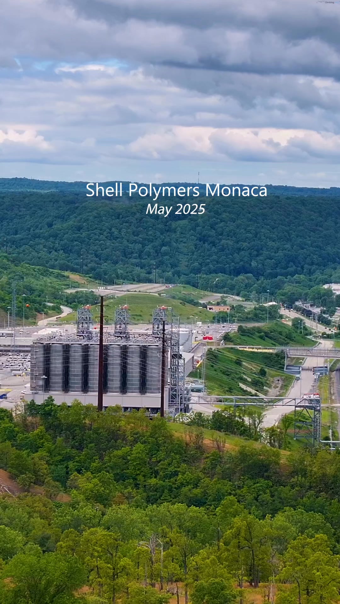 Shell Polymers Monaca 🏭 May 2025 📍 Beaver County, PA . . #petrochemical ...
