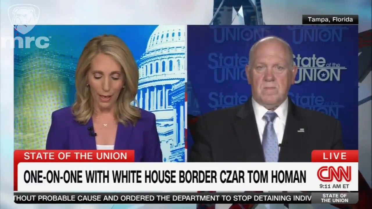 CNN’s Dana Bash Tries to Corner Tom Homan on “Alligator Alcatraz ...