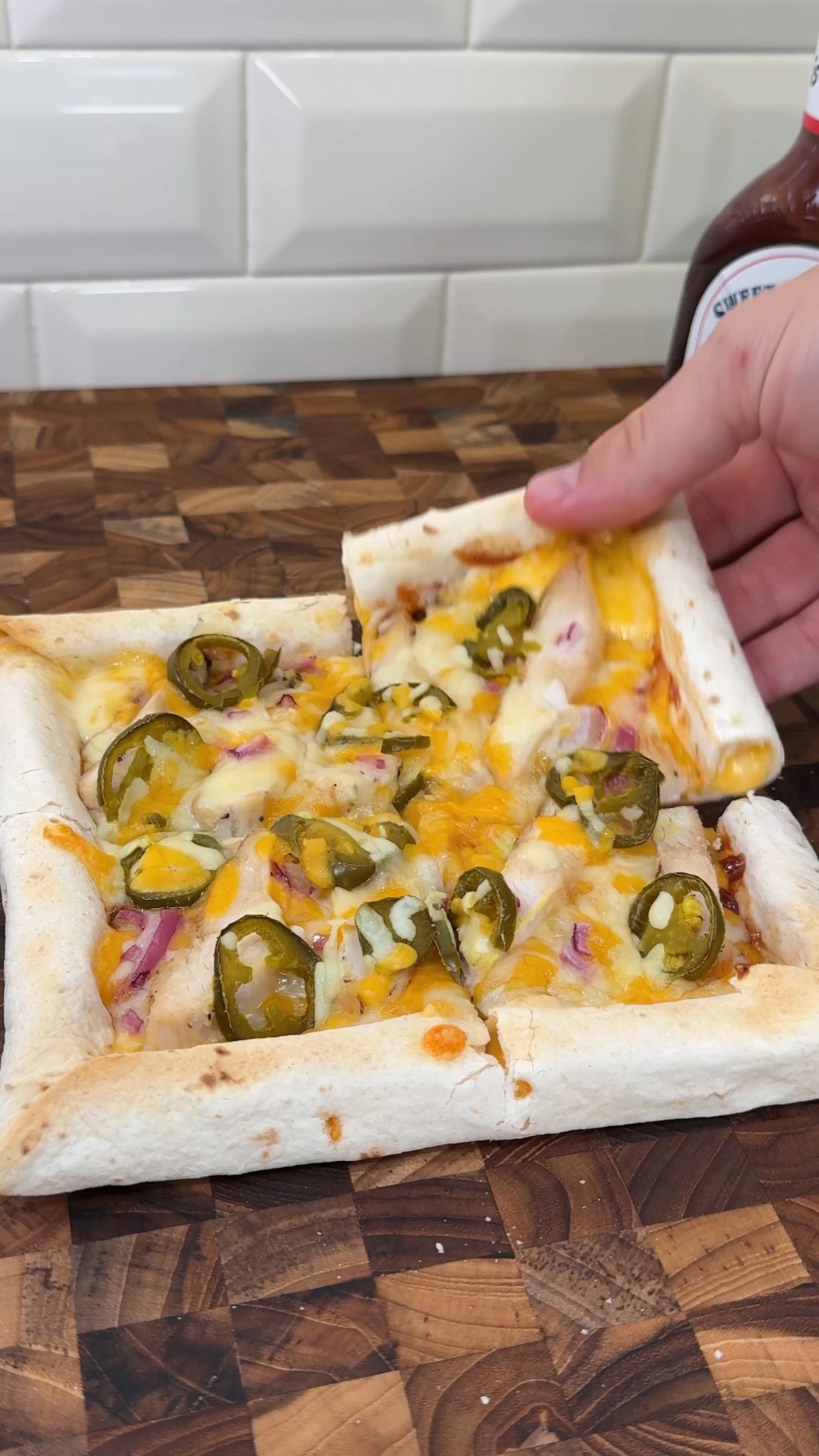 Barbecue chicken stuffed crust pizza #food #satisfying #pizza | Kyle ...