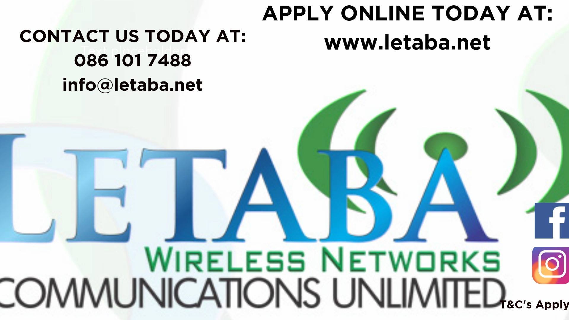 Letaba Networks - With Letaba Wireless Internet you can... | Facebook