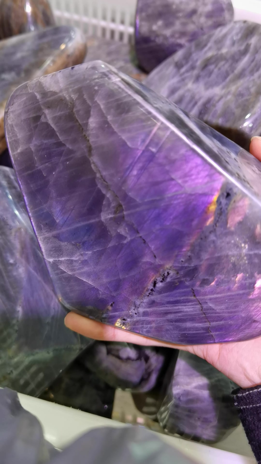 Identifying purple crystals and gemstones?