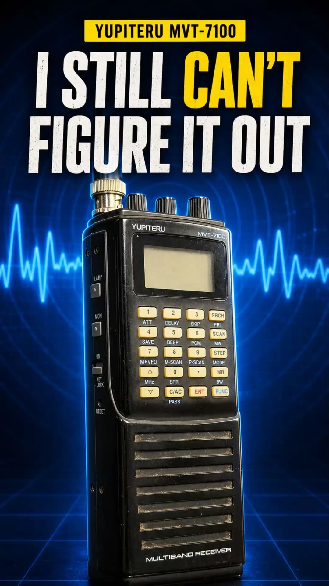 YUPITERU MVT-7100 受信機 The Yupiteru MVT-7100 is one of the most unique and frustrating